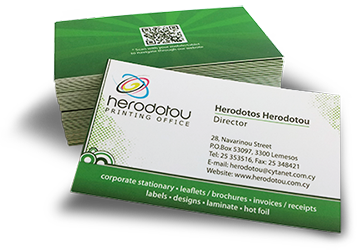 herodotou printing office cards